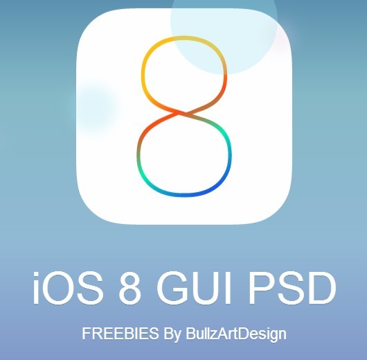 iOS8 GUI PSD